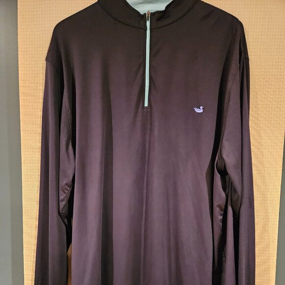 Southern Marsh Quarter-Zip Pullover – Black | Classic Essential - Picture 5 of 7